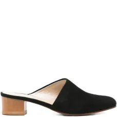 мюли на блочном каблуке