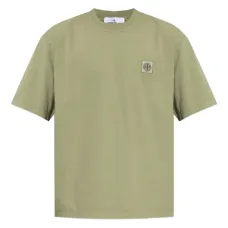 футболка с нашивкой-логотипом