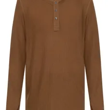 рубашка хенли в рубчик