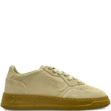 кожаные кроссовки