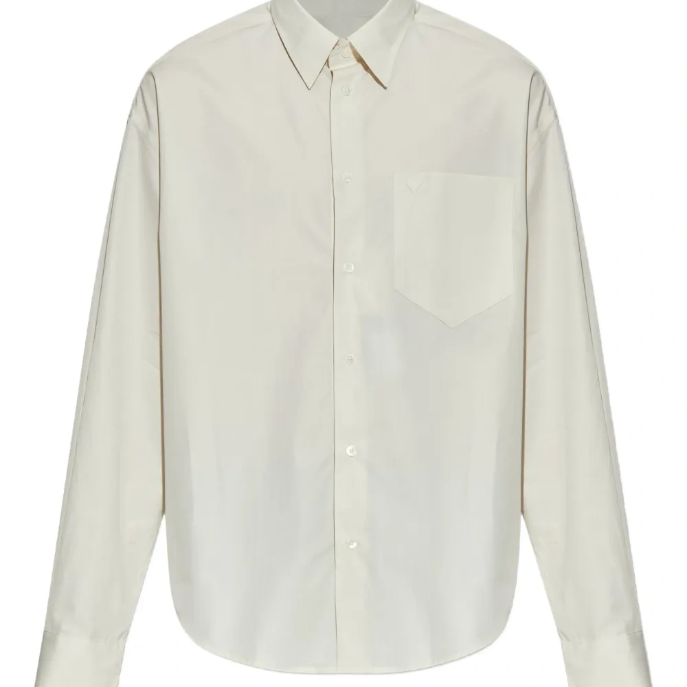 рубашка с длинными рукавами и вышивкой