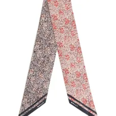 Шелковый галстук-бант с цветочным принтом Шелковый галстук-бант с цветочным принтом
