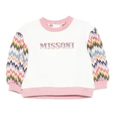 толстовка с узором зигзаг