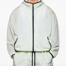 куртка на молнии с капюшоном