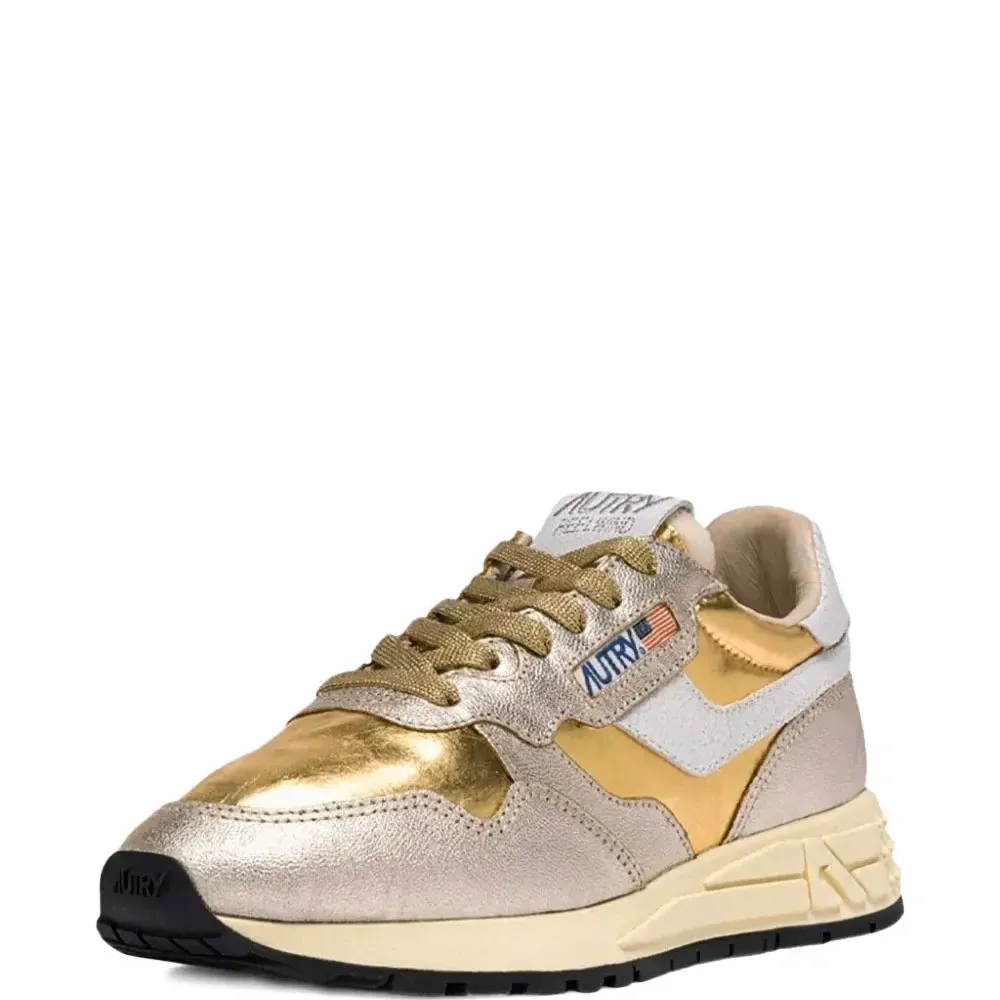 Кроссовки Reelwind с эффектом металлик