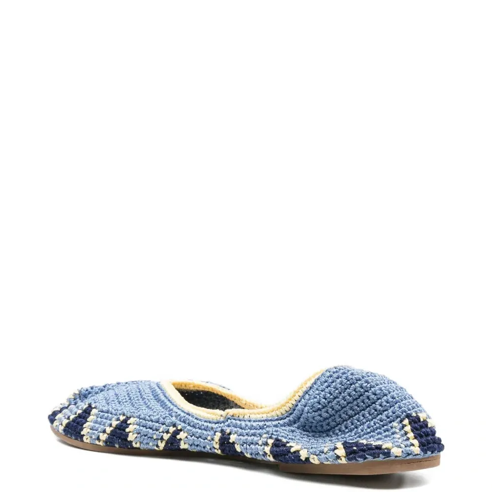 Балетки в технике кроше