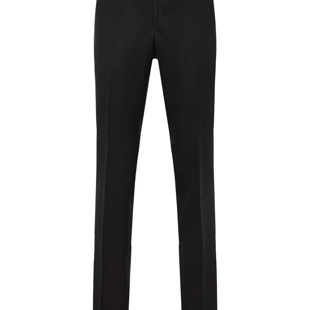 Шерстяные брюки с необработанными краями