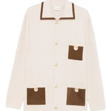 кардиган с карманами на пуговицах