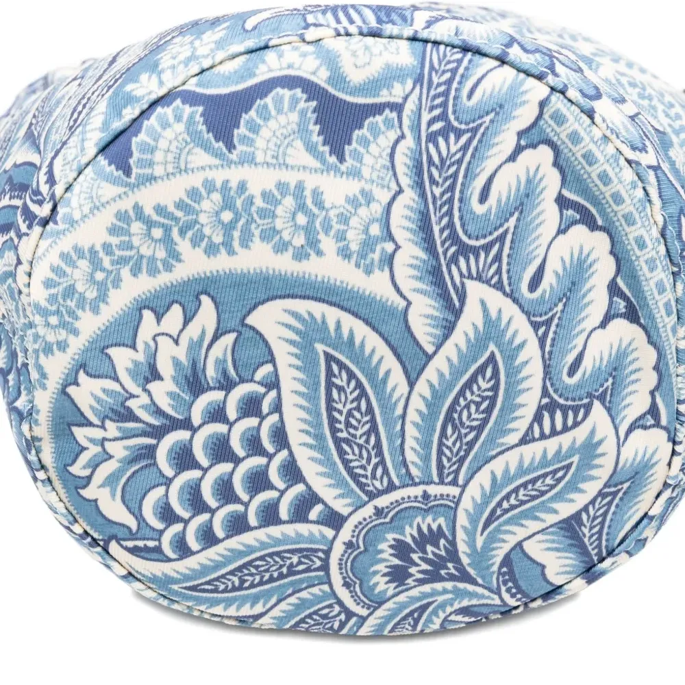 сумка-ведро с кулиской и узором пейсли