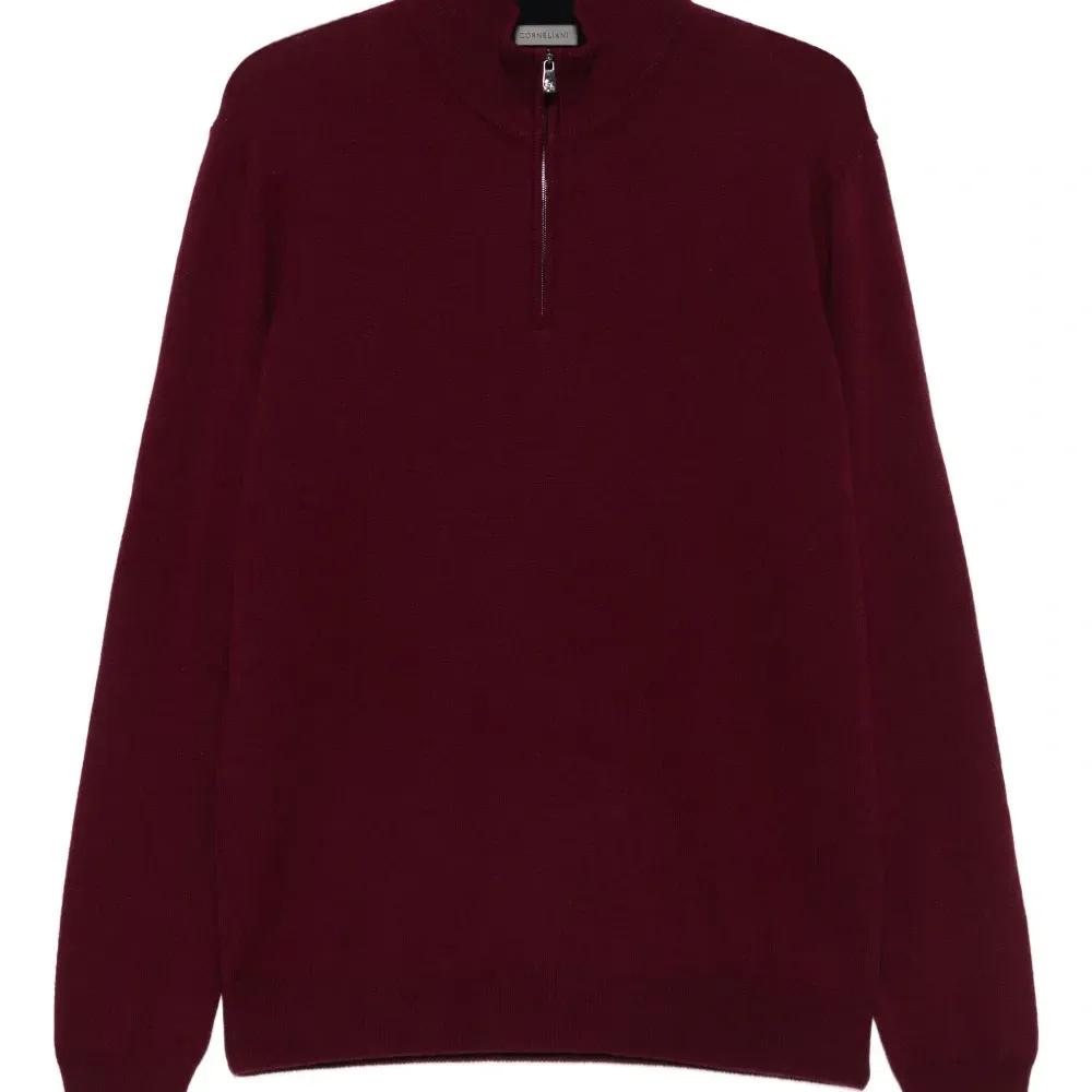 Джемпер с высоким воротником на молнии