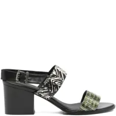 босоножки на блочном каблуке