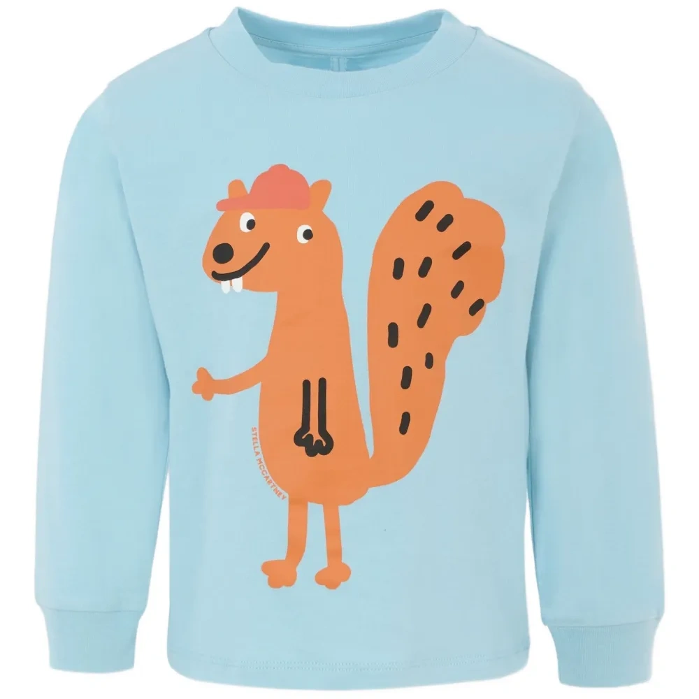 толстовка с длинными рукавами и принтом