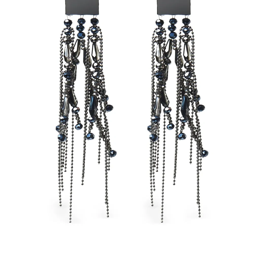 Серьги с бисером