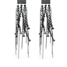 Серьги с бисером