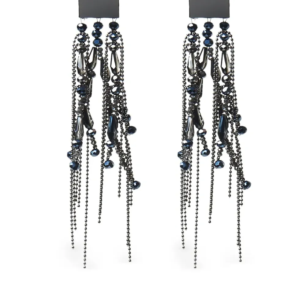 Серьги с бисером