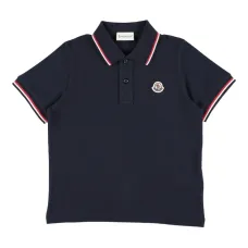 рубашка поло с нашивкой-логотипом