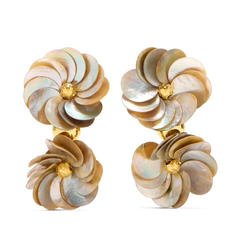 Серьги-клипсы Fleur De Shells