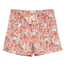 Плавки-шорты с цветочным принтом