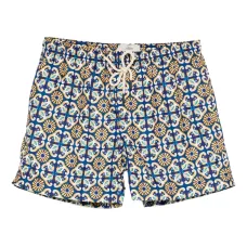 Плавки-шорты с кулиской и узором Плавки-шорты с кулиской и узором