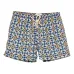 Плавки-шорты с кулиской и узором