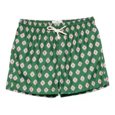 Плавки-шорты с геометричным узором