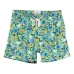 Плавки-шорты с цветочным принтом