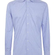 полосатая рубашка с длинными рукавами