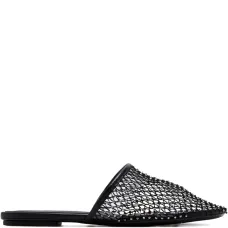 Сетчатые мюли с кристаллами