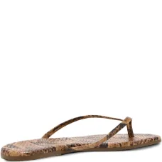 Сандалии с тиснением под змеиную кожу