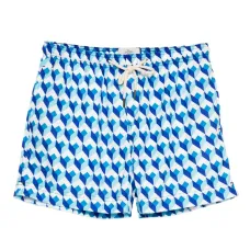 Плавки-шорты с геометричным принтом