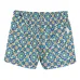 Плавки-шорты с кулиской и узором