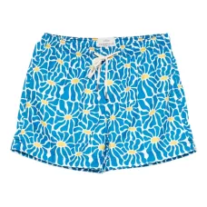 Плавки-шорты с цветочным принтом