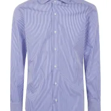 полосатая рубашка с длинными рукавами