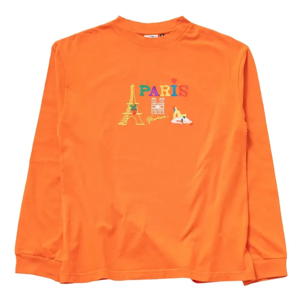 Футболка Kisses From Paris с вышивкой