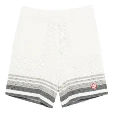 Вязаные шорты в полоску