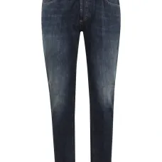 Джинсы из вареного денима