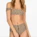 Бикини в полоску со шнуровкой