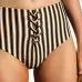 Бикини в полоску со шнуровкой