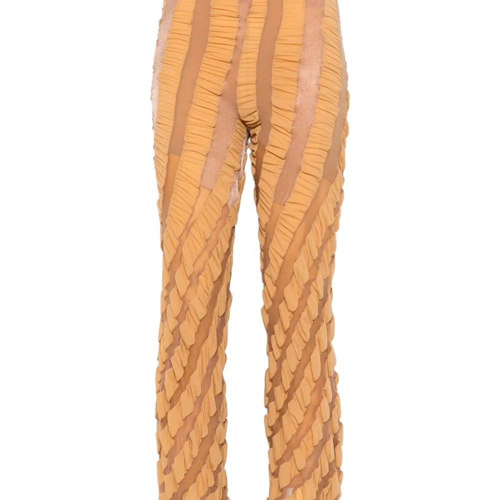 Брюки с оборками