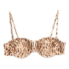 Топ бикини с леопардовым принтом