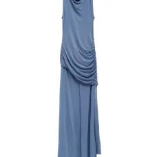 драпированное платье со сборками