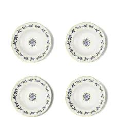 Набор из четырех глубоких тарелок с принтом Набор из четырех глубоких тарелок с принтом