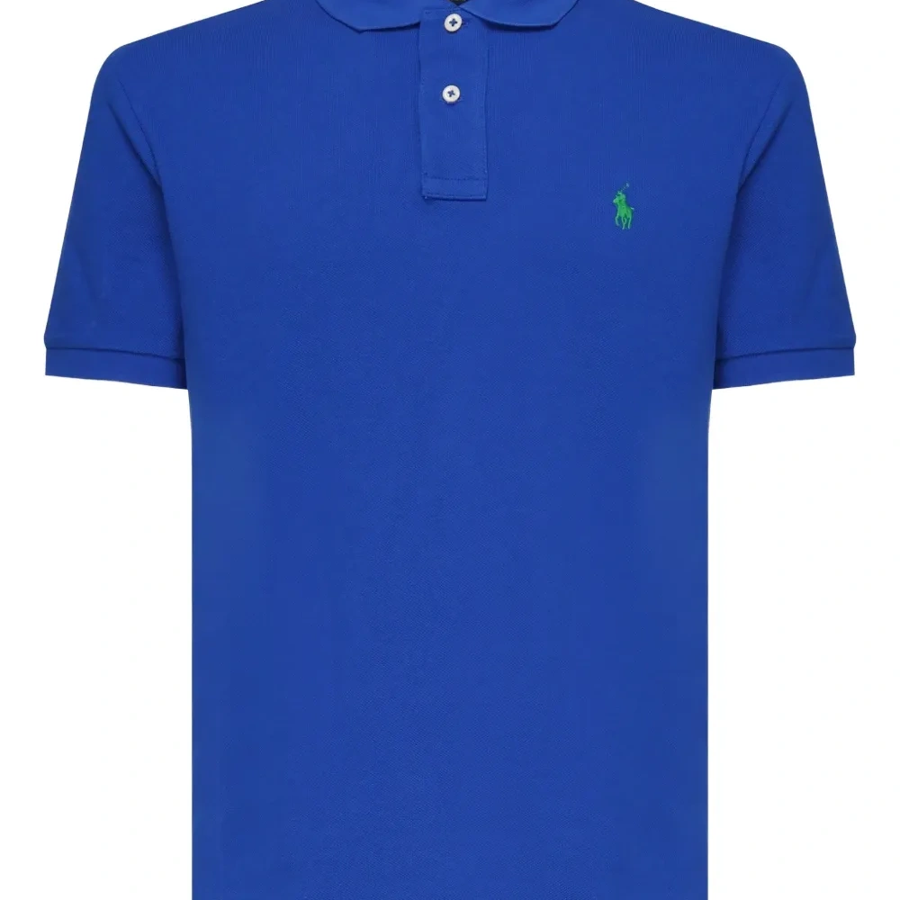 рубашка поло с вышитым логотипом