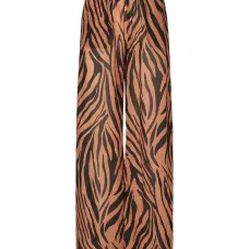 брюки с эластичным поясом и зебровым принтом брюки с эластичным поясом и зебровым принтом