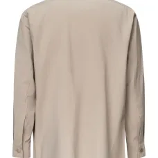 рубашка на молнии с накладным карманом