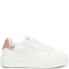 кроссовки на платформе с кристаллами