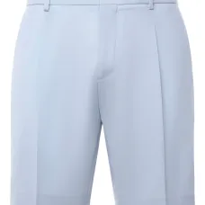 Плиссированные шерстяные шорты