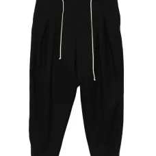 брюки с кулиской и складками