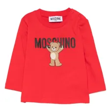 топ с длинными рукавами и принтом Teddy Bear