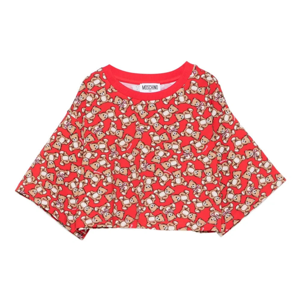 укороченный топ с принтом